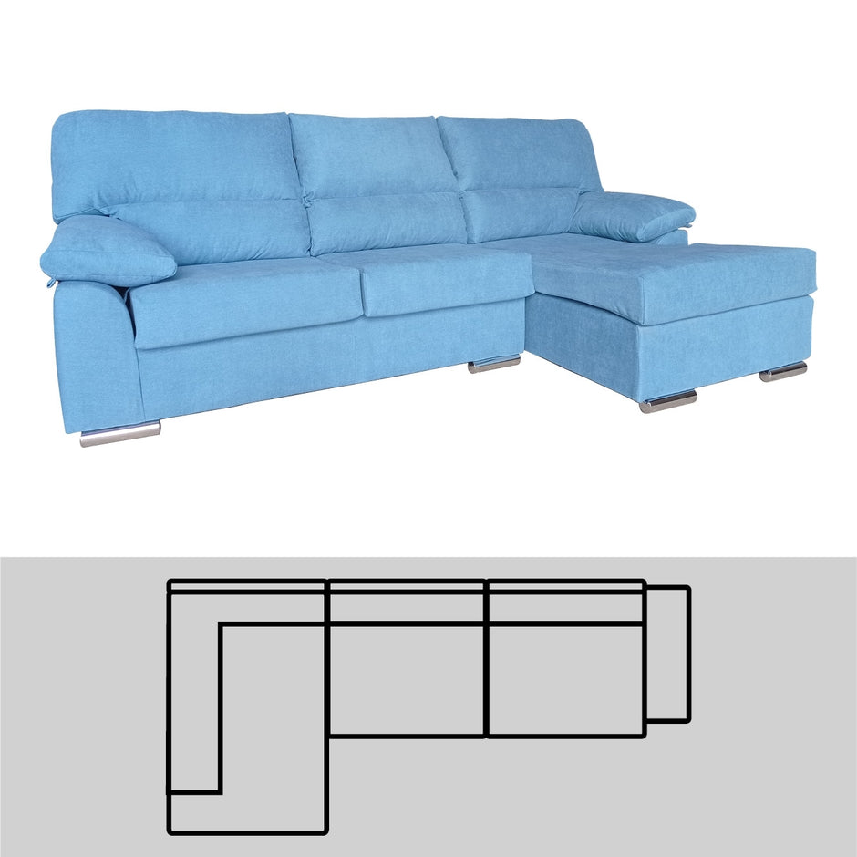 CHAISLONGE TURÍN REVERSIBLE