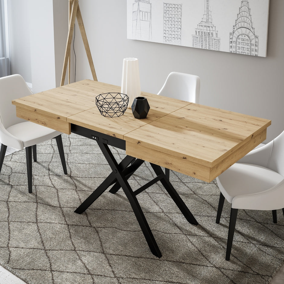 MESA CONVERTIBLE MOTORIZADA ASPAS EXTENSIBLE