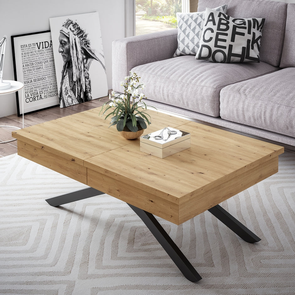 MESA CONVERTIBLE MOTORIZADA ASPAS EXTENSIBLE